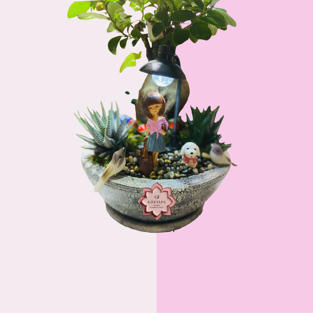 Doğa ve Neşe Bonzai | Nature & Joy Bonsai Teraryum